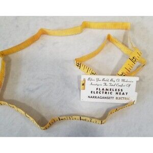 Vintage advertising measuring tape 36" for Narragansett Electric
